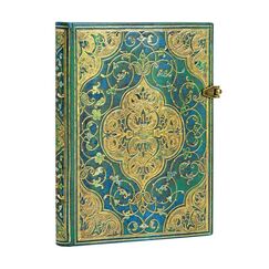 Paperblanks Turquoise Chronicles Notizbuch 240 Blätter Grün