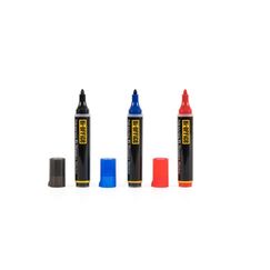 Bi-Office PE4004.10 Marker 3 Stück(e) Rundspitze Schwarz, Blau, Rot