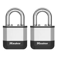 MASTER LOCK PK1EURT Vorhängeschloss Vorhängeschloss ohne Stahlbügel 2 Stück(e)
