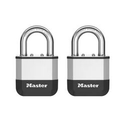 MASTER LOCK PK5EURT Vorhängeschloss Vorhängeschloss ohne Stahlbügel 2 Stück(e)