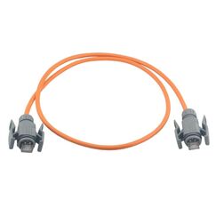 Wirewin PKW-I2-SF-K6A-PUR 10.0 OR Netzwerkkabel Orange 10 m Cat6a S/FTP (S-STP) Rund