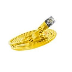 SLIM Patchcords PKW-LIGHT-STP-K6A 2.0 GE Netzwerkkabel Gelb 2 m Cat6a U/FTP (STP)