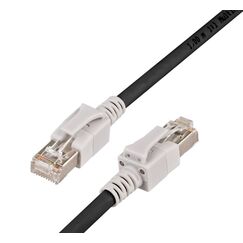Wirewin PKW-OUT-K5E Netzwerkkabel Schwarz 0,5 m Cat5e U/FTP (STP) Rund