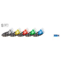 SLIM Patchcords SLIM Tough UTP Netzwerkkabel Grau 10 m Cat6 U/UTP (UTP)