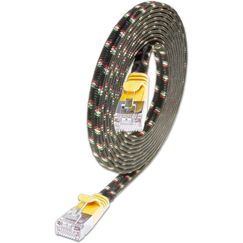SLIM Patchcords Tough STP Netzwerkkabel Gelb 0,25 m Cat6 U/FTP (STP) Flach, Farbe: Gelb, Länge: 0,25 m