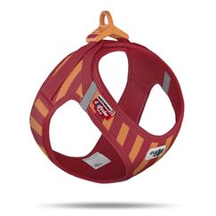 Curli Vest Geschirr Air-Mesh LE26 Grau, Orange, Rot Netz Hund Zugfreier Gurt
