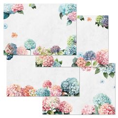 Trendform Papiertischset HORTENSIA 4 Sujets à 12 Blatt