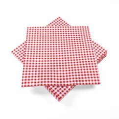 Trendform Papierservietten VICHY rot 20er Set