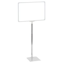 Franken PSM A4 12 Zeichenhalter und Informationsstand Schilderhalter Metall, Kunststoff Grau