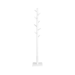 Vasagle RCR010W02 Gaderobe Bodenstehend 8 Haken Weiß