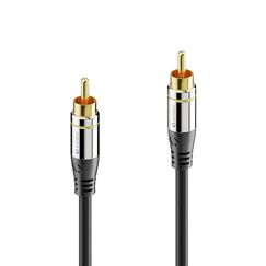 sonero S-AC800-010 Audio-Kabel 1 m RCA Schwarz