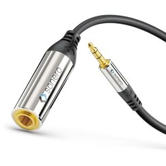 sonero S-ACA005 Audio-Kabel 0,25 m 3.5mm 6.35mm Schwarz