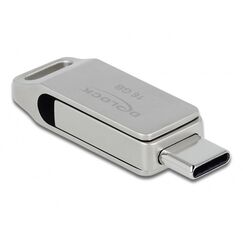 DeLOCK USB 5 Gbps USB-C + Typ-A Speicherstick 16 GB - Metallgehäuse