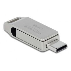 DeLOCK USB 5 Gbps USB-C + Typ-A Speicherstick 128 GB - Metallgehäuse