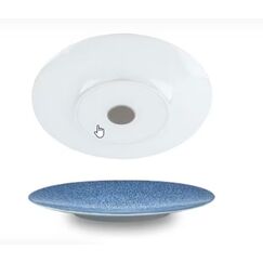 Silwy S0DT-1320-2-O Teller Essteller Rund Porzellan Blau 2 Stück(e)