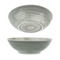 Silwy S0PB-1332-20-G Speiseschüssel Appetizer bowl 0,6 l Rund Porzellan Asche 2 Stück(e), Farbe: Asche