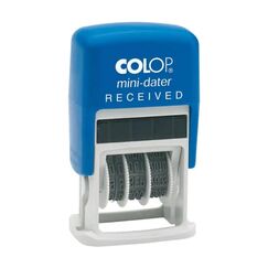 Colop Datumstempel mit Text Mini-Dater Traditionell Datumsstempel Kunststoff