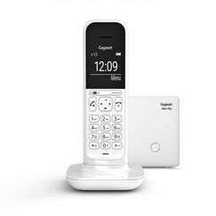 Gigaset CL390A Analoges/DECT-Telefon Anrufer-Identifikation Weiß