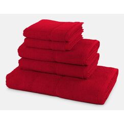 Frottana S61420402 Handtuchset Rot Baumwolle 5 Stück(e)