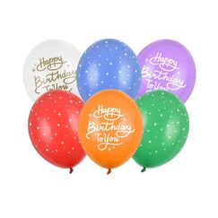 PartyDeco SB14P-320-000-6 partydekorationen Spielzeugballon