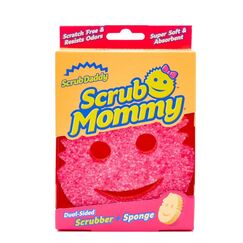Scrub Daddy Scrub Mommy Schwamm Rund Schaum Pink, Gelb 1 Stück(e)