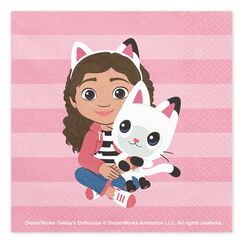 PartyDeco SP33-111 Papierserviette Papier Pink 20 Stück(e)