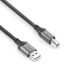 sonero SPC-U010-015 USB Kabel USB 2.0 1,5 m USB A USB B 0,48 Gbit/s Schwarz, Grau