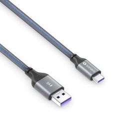 sonero SPC-U110-010 USB Kabel USB 2.0 1 m USB C USB A 0,48 Gbit/s Blau, Grau