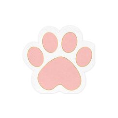 PartyDeco SPK38 Papierserviette Papier Pink, Weiß 12 Stück(e)