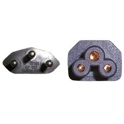 Diggelmann Netzkabel für Notebook T12/C5 0,5m 3-pol schwarz