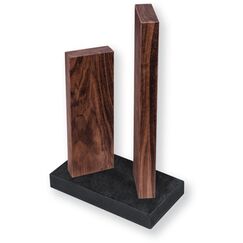 kai Stonehenge Schutzmesserblock Granit, Walnuss Grün, Holz