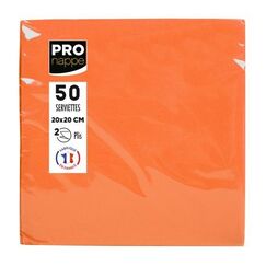 PRONAPPE SV622012I Papierserviette Papier Orange 50 Stück(e)