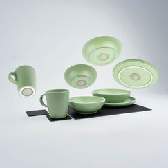 Silwy SYBR-KGS-11-G Geschirrset 11 Stück(e) Kunststoff Grün, Farbe: Grün