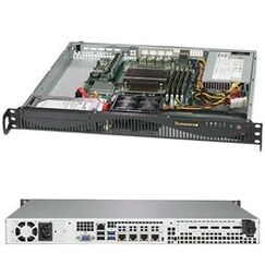 Supermicro SuperServer 5019C-M4L Intel C242 LGA 1151 (Socket H4) Rack (1U) Schwarz