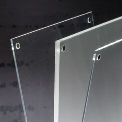 Sigel TA420 Bilderrahmen Einzelbilderrahmen Schwarz, Transparent