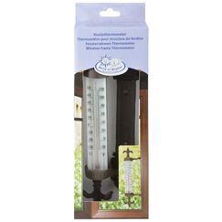 Esschert Design TH84 Umgebungsthermometer Flüssigkeitsumgebungs-Thermometer Draußen Bronze, Weiß