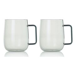 AdHoc Yuna Tasse Transparent, Grau Universal 2 Stück(e)