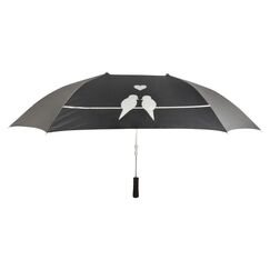Esschert Design TP155 Regenschirm Schwarz Aluminium, Fiberglas Volle Größe