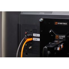 Tether Tools H2D1-BLK HDMI-Kabel 0,3 m HDMI Typ D (Mikrofon) HDMI Typ A (Standard) Schwarz