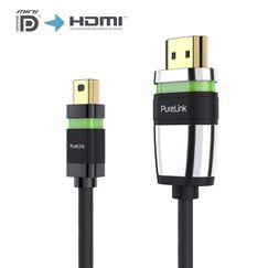 PureLink ULS2000-010 Videokabel-Adapter 1 m Mini DisplayPort HDMI Typ A (Standard) Schwarz
