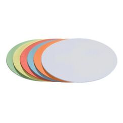 Franken UMZ 1119 99 selbstklebendes Etikett Oval Entfernbar Mehrfarbig 500 Stück(e)
