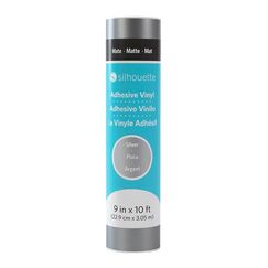 Silhouette V9-MR-SLVR-C Selbstklebendes Vinyl Entfernbar Silber Matte