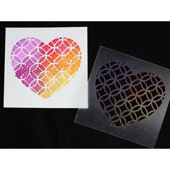 Silhouette VINYL-STENCIL-9-3T Selbstklebendes Vinyl Gelb