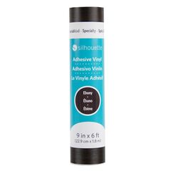 Silhouette VINYL-WOOD-EBN Selbstklebendes Vinyl Permanent Schwarz