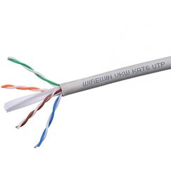 Wirewin VKBOX KAT6 UTP 305.0 Netzwerkkabel Beige, Weiß 305 m Cat6 U/UTP (UTP) Rund