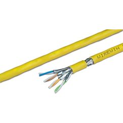 Wirewin VKW SFTP K7A L3 1000SXQ Netzwerkkabel Gelb 1000 m Cat7 S/FTP (S-STP) Rund, Farbe: Gelb, Länge: 1000 m