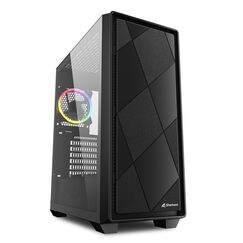 Sharkoon REBEL VS8 RGB Midi Tower Schwarz, Farbe: Schwarz