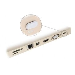 DeLOCK Staubschutz für USB Type-C Buchse ohne Griff 10 Stück weiß