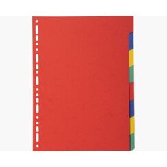 Exacompta 2008E Trennblatt Karton Mehrfarbig
