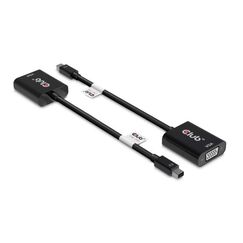 CLUB3D MiniDisplayPort™ to VGA Black Active Adapter M/F